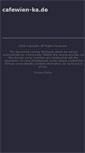 Mobile Screenshot of cafewien-ka.de